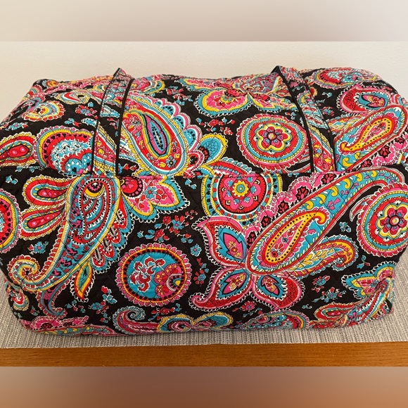Vera Bradley PARISIAN PAISLEY Large Duffle Bag - Picture 5 of 7